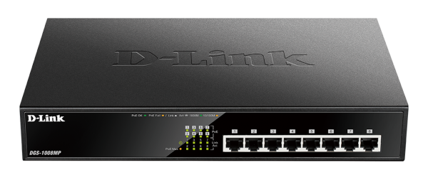 LAN Switch D-Link DGS-1008MP 10/100/1000 8port Poe