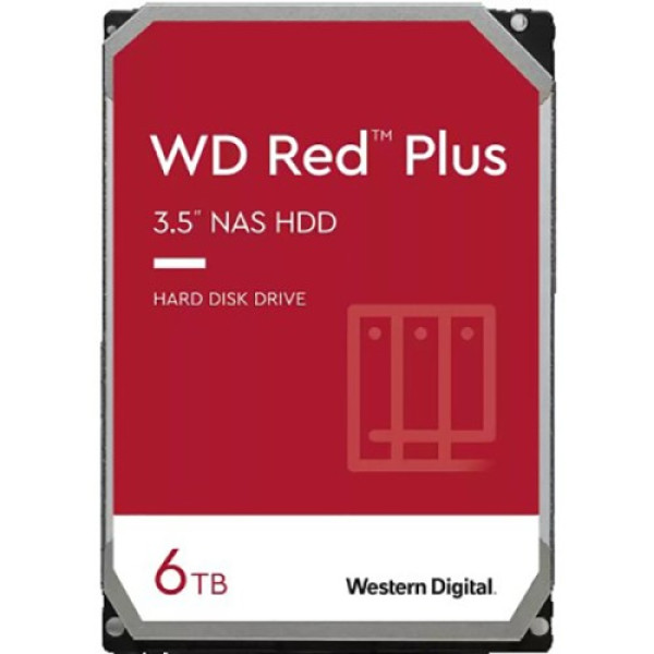 HDD WD 6TB WD60EFPX Red Plus 5400RPM 256MB