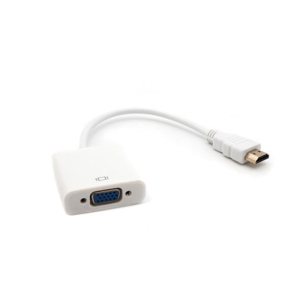 Adapter JWD HDMI-VGA M/F White