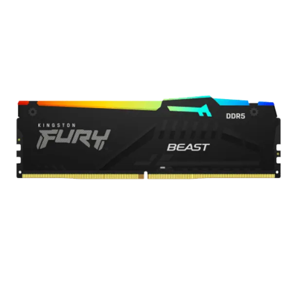 RAM DDR5 Kingston 64GB (2x32GB kit) 5600MT/s KF556C40BBAK2-64 Fury Beast RGB
