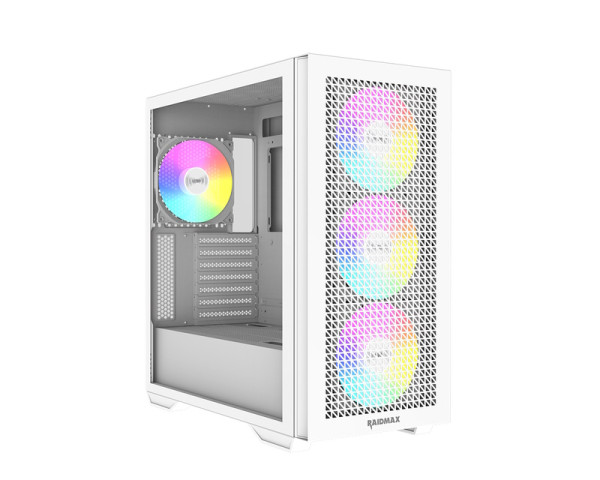 Kućište Raidmax Meshiah X605 Full Tower 4 x ARGB fan/Beli/X605TWF WT