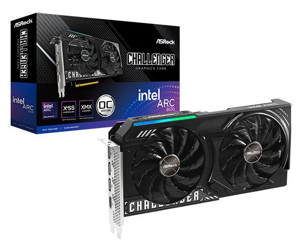 VGA Asrock Intel Arc B570 Challenger 10GB OC, B570 CL 10GO