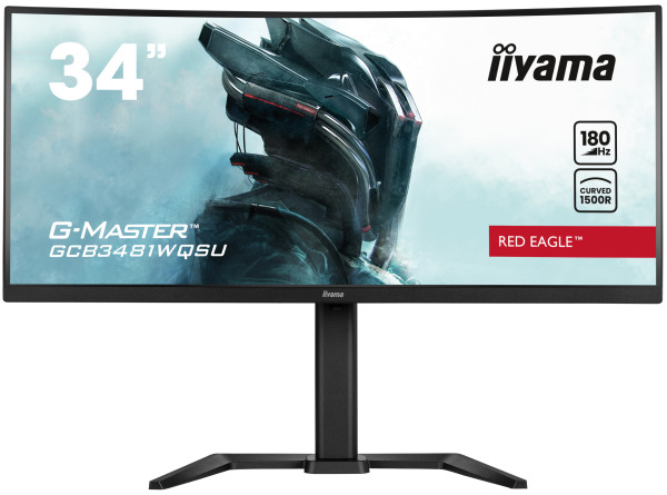 Monitor 34'' Iiyama G-master GCB3481WQSU-B1 VA 3440x1440/180Hz/0.3ms/HDMI/DP/USB