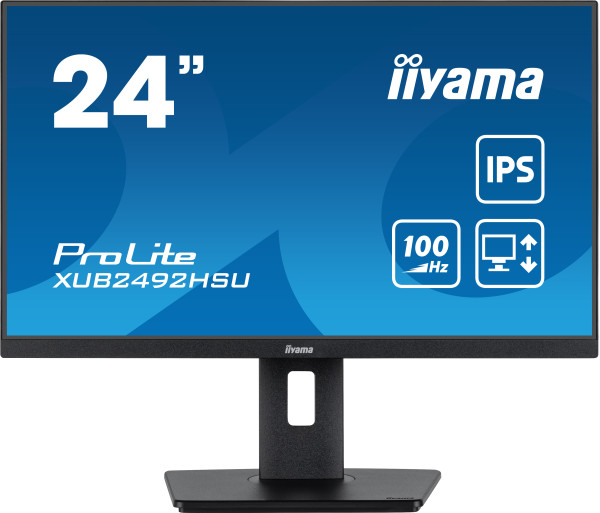 Monitor 24'' Iiyama XUB2492HSU-B6 IPS 1920x1080/100Hz/0.4ms/HDMI/DP/USB/pivot/zvu