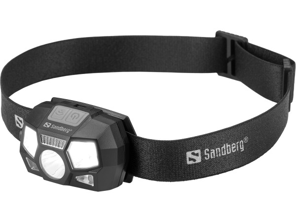 Baterijsla naglavna lampa Sandberg 5u1 421-10 punjiva/senzor