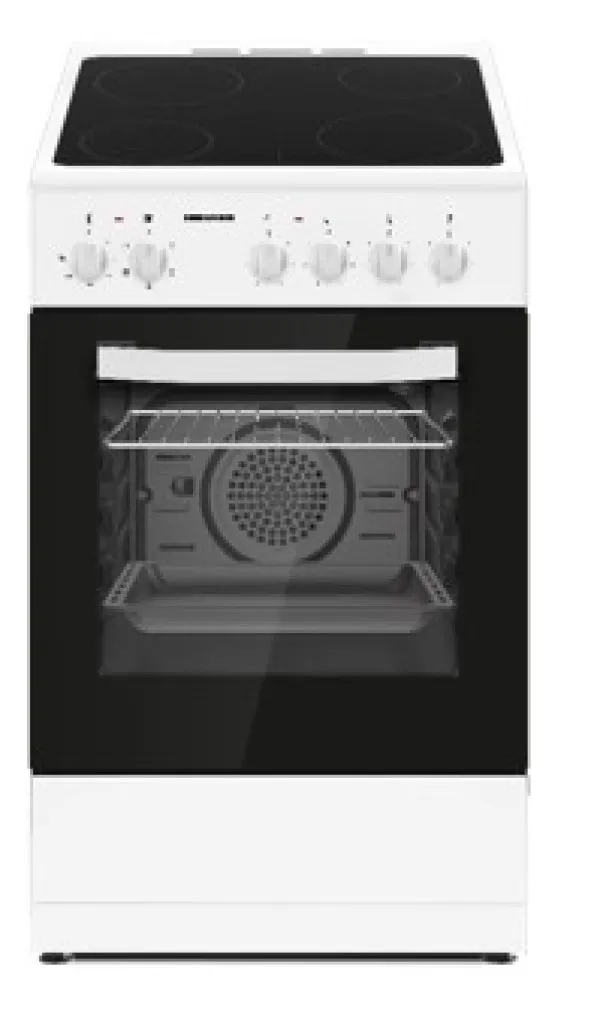 HEINNER Električni šporet HEINNER HFSC-S56E4VWH 4xstruja/keramika/ventilator/50cm