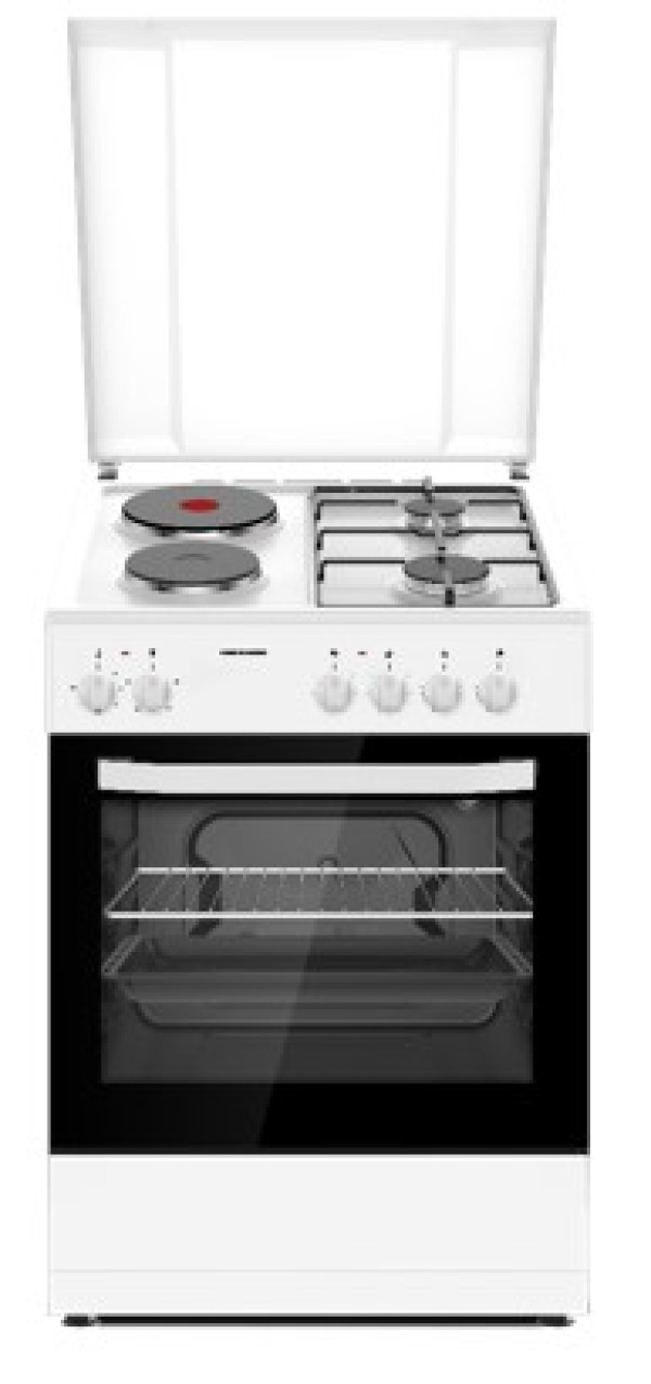Kombinovani štednjak HEINNER HFSC-S60E2HSWH 2xstruja/2xGas/60cm
