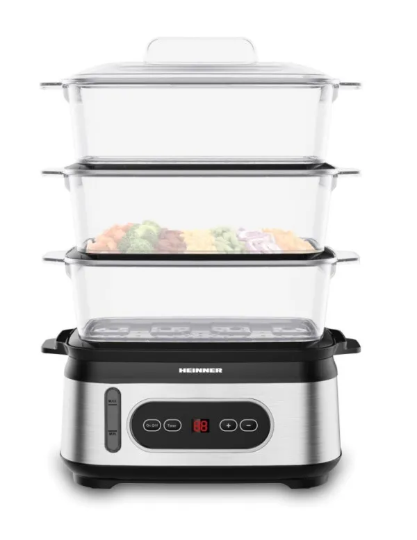 Aparat za kuvanje na pari HEINNER HSA-D950SS 3 posude/1,5l/950W