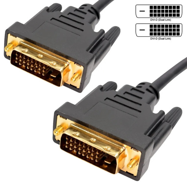 Kabl DVI-D (24+1) na DVI-D (24+1) M/M 1.8m
