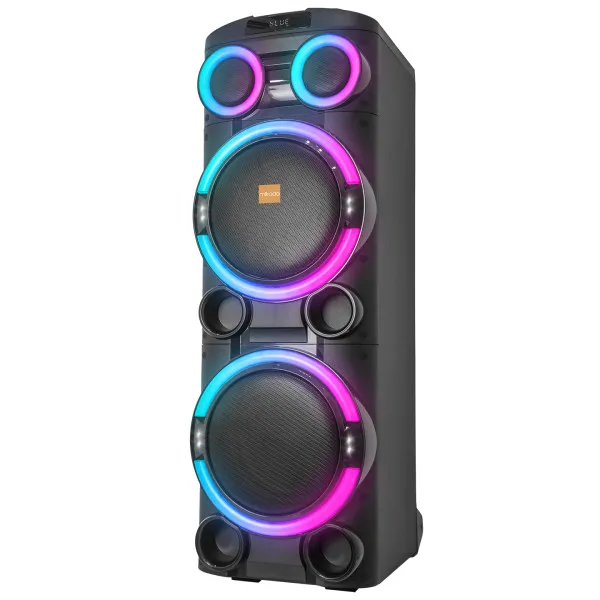 Zvučnik Mikado MD-104KP 200W, 12V 14000mAh USB, Bluetooth, micro SD crni