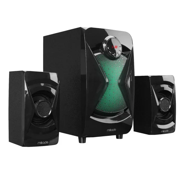 Zvučnik 2.1 Mikado MD-370BT 38W  Bluetooth crni