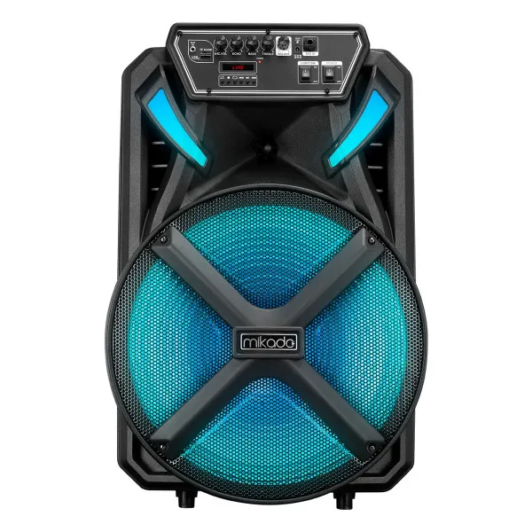 Zvučnik Mikado MD-BT123 30W, USB, Bluetooth, micro SD + mikrofon crni