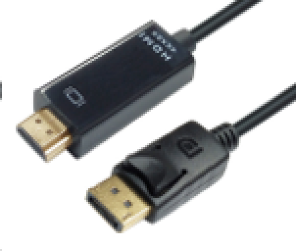 Kabl Stars Solutions DP na HDMI M/M crni 1.8m