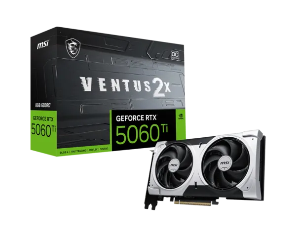 SVGA MSI RTX 5060Ti Ventus 2X Plus OC 8GB GDDR7, V536-001R