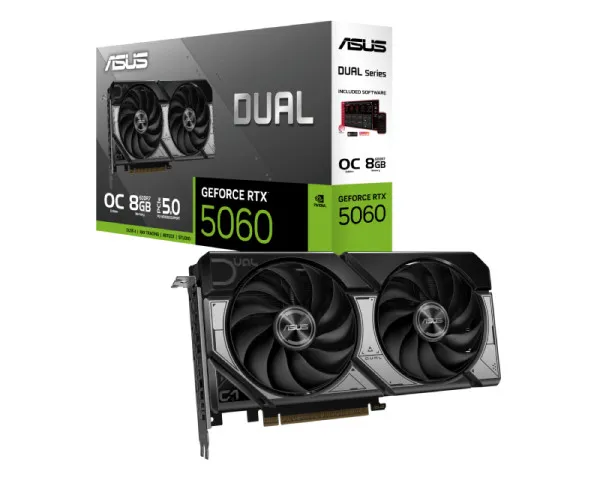 VGA ASUS RTX 5060 DUAL 8GB, DUAL-RTX5060-O8G
