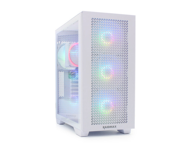 Kućište Raidmax Meshiah X605 Full Tower 4 x ARGB fan/Beli/X605TWF WT