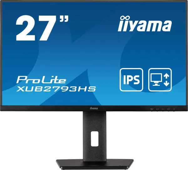 Monitor 27'' Iiyama XUB2793HS-B7 IPS 1920x1080/100Hz/1ms/HDMI/DP/zvučnici/pivot