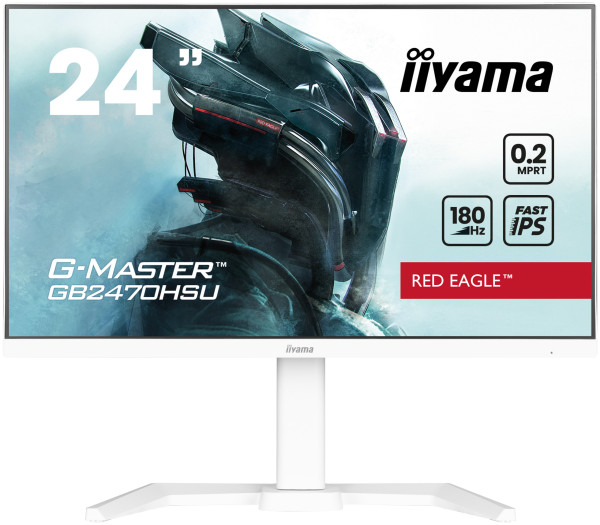 Monitor 23.8'' Iiyama GB2470HSU-W6 IPS 1920x1080/180Hz/0.2ms/HDMIDP/USB/zvučnici