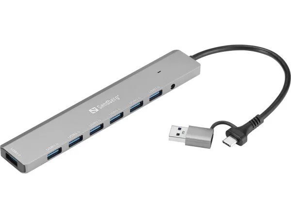 USB HUB Sandberg 136-66 USB-A/USB-C 7 port USB 3.0