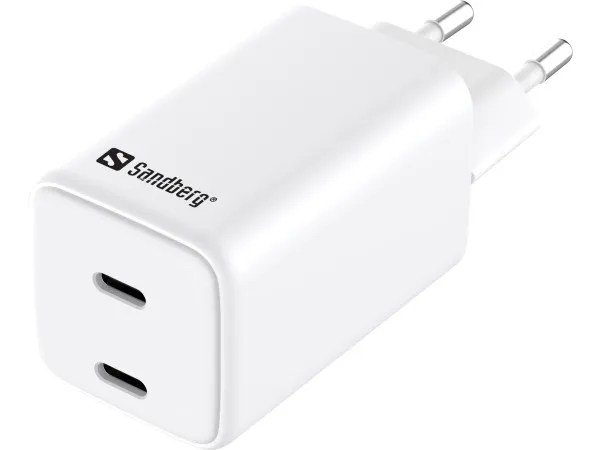 USB kućni punjač Sandberg 441-56 Dual USB-C PD 65W