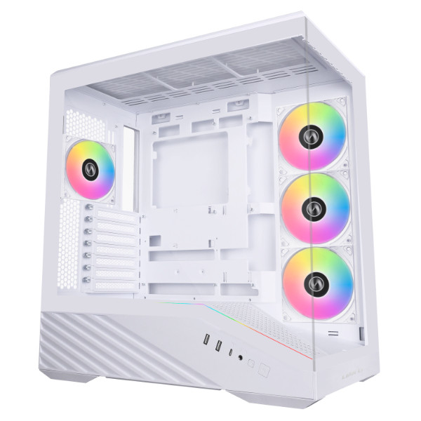 Kućište Lian Li Vector V100 Midi-Tower/ATX/RGB,/Window/BELO/G99.V100RW.00
