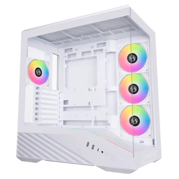 Kućište Lian Li Vector V100 Midi-Tower/ATX/RGB,/Window/BELO/G99.V100RW.00