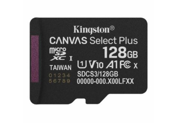 Micro SD Kingston 128GBS SDCS3/128GBSP