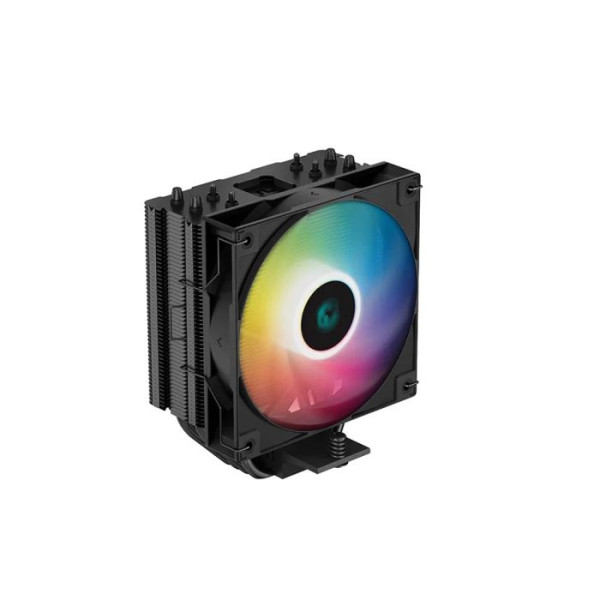 CPU Hladnjak DeepCool AG400 BK ARGB V2 CRNI, 4 HeatPipe R-AG400-BKAMMN-GJD