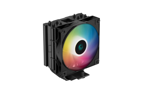 CPU Hladnjak DeepCool AG400 DIGITAL ARGB CRNI, 4 HeatPipe R-AG400-BKADMN-G-1