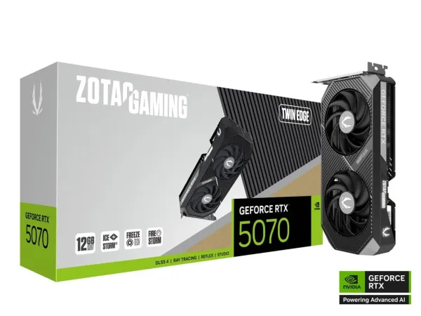 VGA Zotac RTX 5070 Twin Edge 12GB GDDR7 192bit , ZT-B50700E-10P