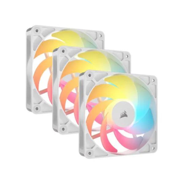Ventilatori Corsair 3x RS120-R ARGB 120mm PWM-Triple Pack - White, CO-9050197-WW