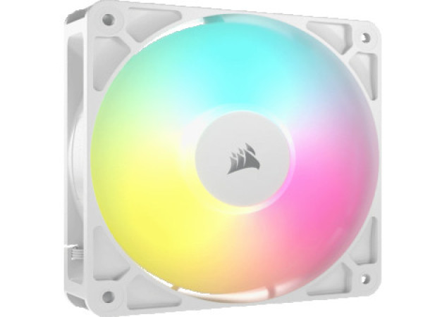 Ventilator Corsair RS120 ARGB 120mm PWM Fan - White,  CO-9050184-WW