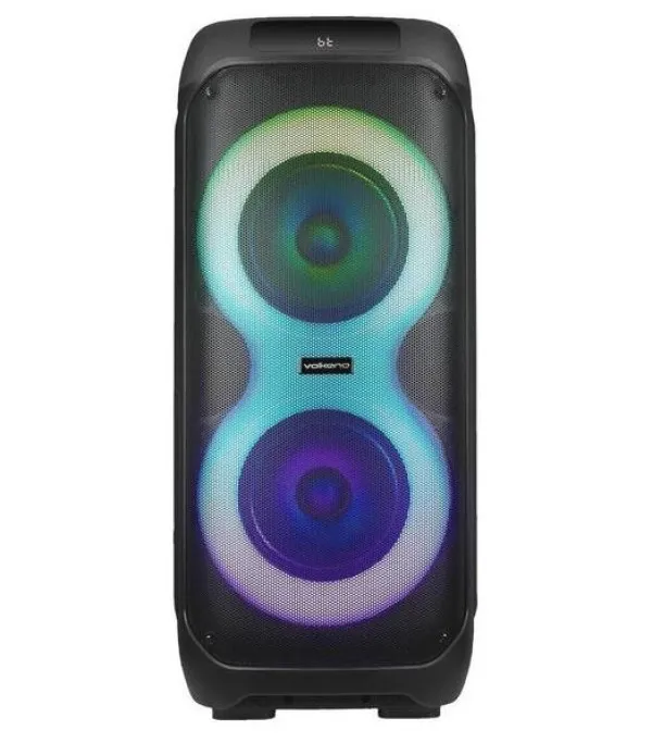 Zvučnik Volkano Groove Dual 8'' VK-3902-D8 60W Bluetooth,micro sd, usb,fm crni
