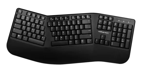 Tastatura Wireless VolkanoX Ergo US VK-20300-BK[V2] crna