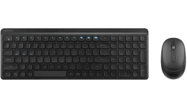 Tastatura + miš Wireless VolkanoX Scorch VKX-209-GT, US crna