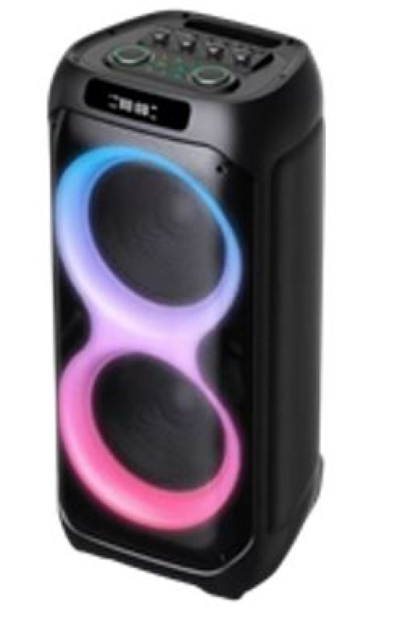 Zvucnik Volkano Motion Dual 10'' VK-3903-D10 60W Bluetooth,micro sd crni