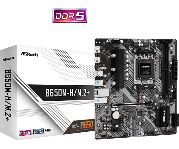 MB AM5 ASRock B650M-H/M.2+