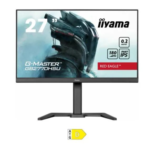 Monitor 27'' Iiyama GB2770HSU-B6 IPS 1920x1080/180Hz/0,2ms/HDMI/DP/USB/zvučnici