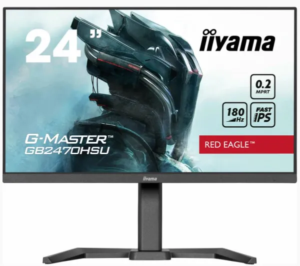 Monitor 23.8'' Iiyama GB2470HSU-B6 IPS 1920x1080/180Hz/0.2ms/HDMI/DP/USB/zvučnici