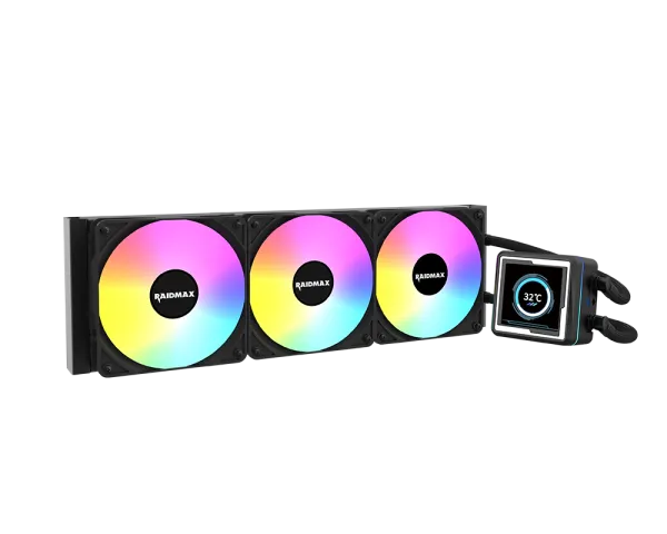 CPU hladnjak Raidmax INFINITAS LM360 ARGB LCD 2.73" Black, LM360BK