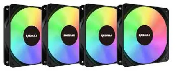 Ventilator 4x 120mm kit Raidmax Black X-Air ARGB , NV-X120FBDC4