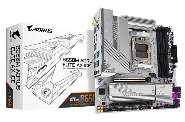 MB AM5 Gigabyte B650M A ELITE AX ICE