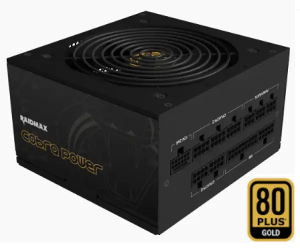 Napajanje 850W Raidmax RX-850AE-M 80+GOLD/Modular/PCIE 3.1/Gen.5/+12VHPWR