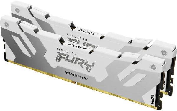 RAM DIMM DDR5 32GB (2x16GB) 6400MHz Kingston FURY Renegade White KF564C32RWK2-32