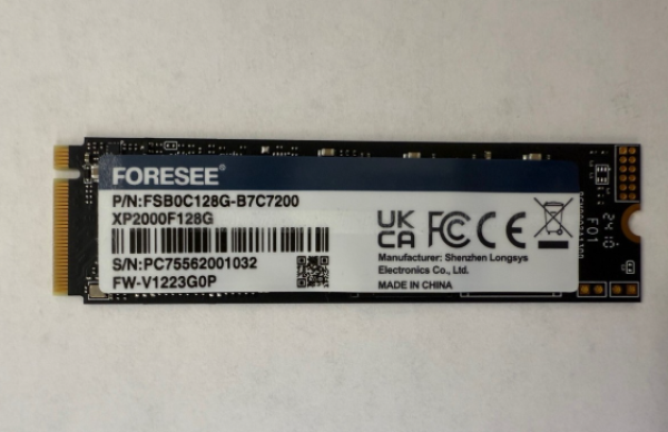 SSD Foresee 128GB M.2 2280 FSB0C128G-B7C7200 BULK