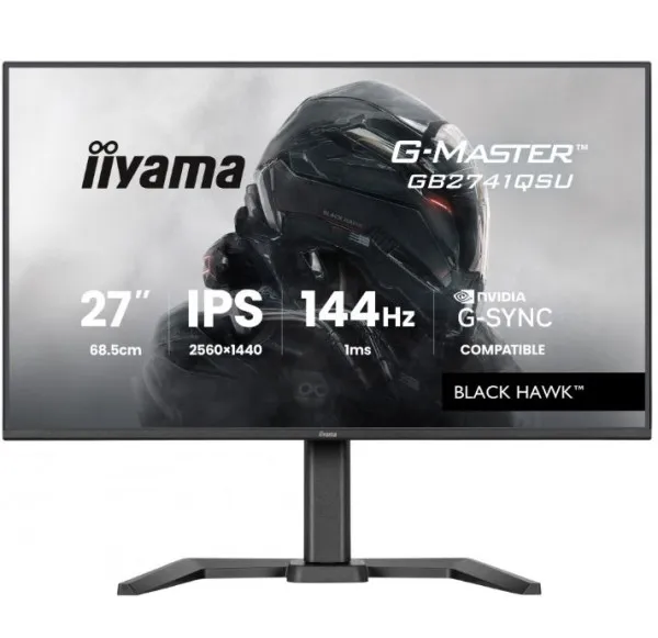 Monitor 27'' Iiyama GB2741QSU-B1 IPS 2560x1440/144Hz/1ms/HDMI/DP/USB