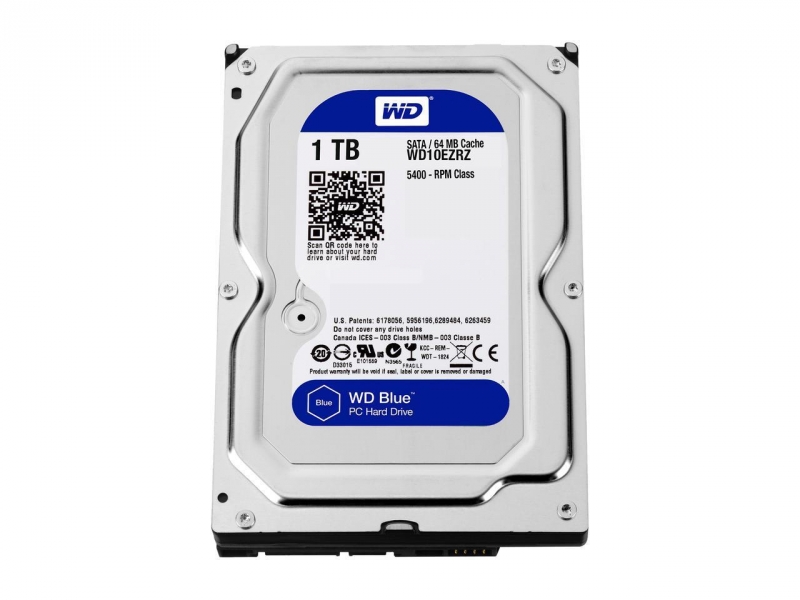 HDD WD 1TB WD10EZRZ SATA3 64MB Blue