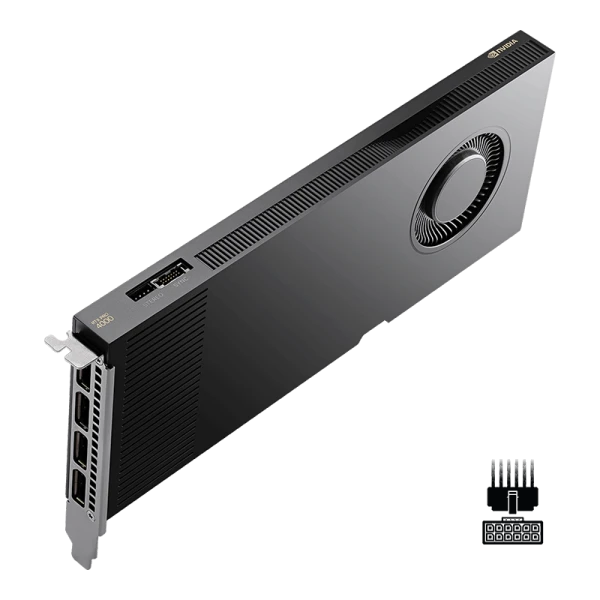 NVIDIA PNY RTX PRO 4000 Blackwell 24GB GDDR7 ECC 192bit, VCNRTXPRO4000-SB