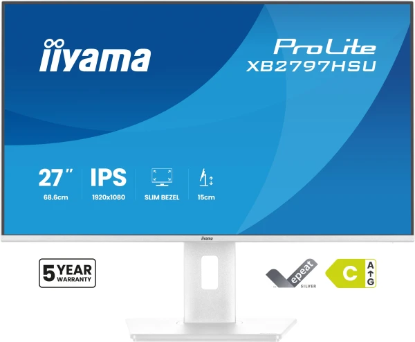 Monitor 27'' Iiyama XB2797HSU-W1 IPS 1920x1080/120Hz/1ms/HDMI/DP/USB/pivot/zvucni
