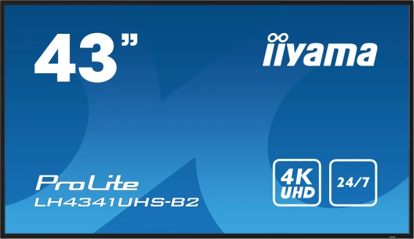 Digitalni ekran 43'' Iiyama LH4341UHS-B2 IPS 3840x2160/8ms/HDMI/VGA/USB/zvucni